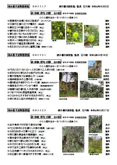 詩・和歌・俳句・川柳